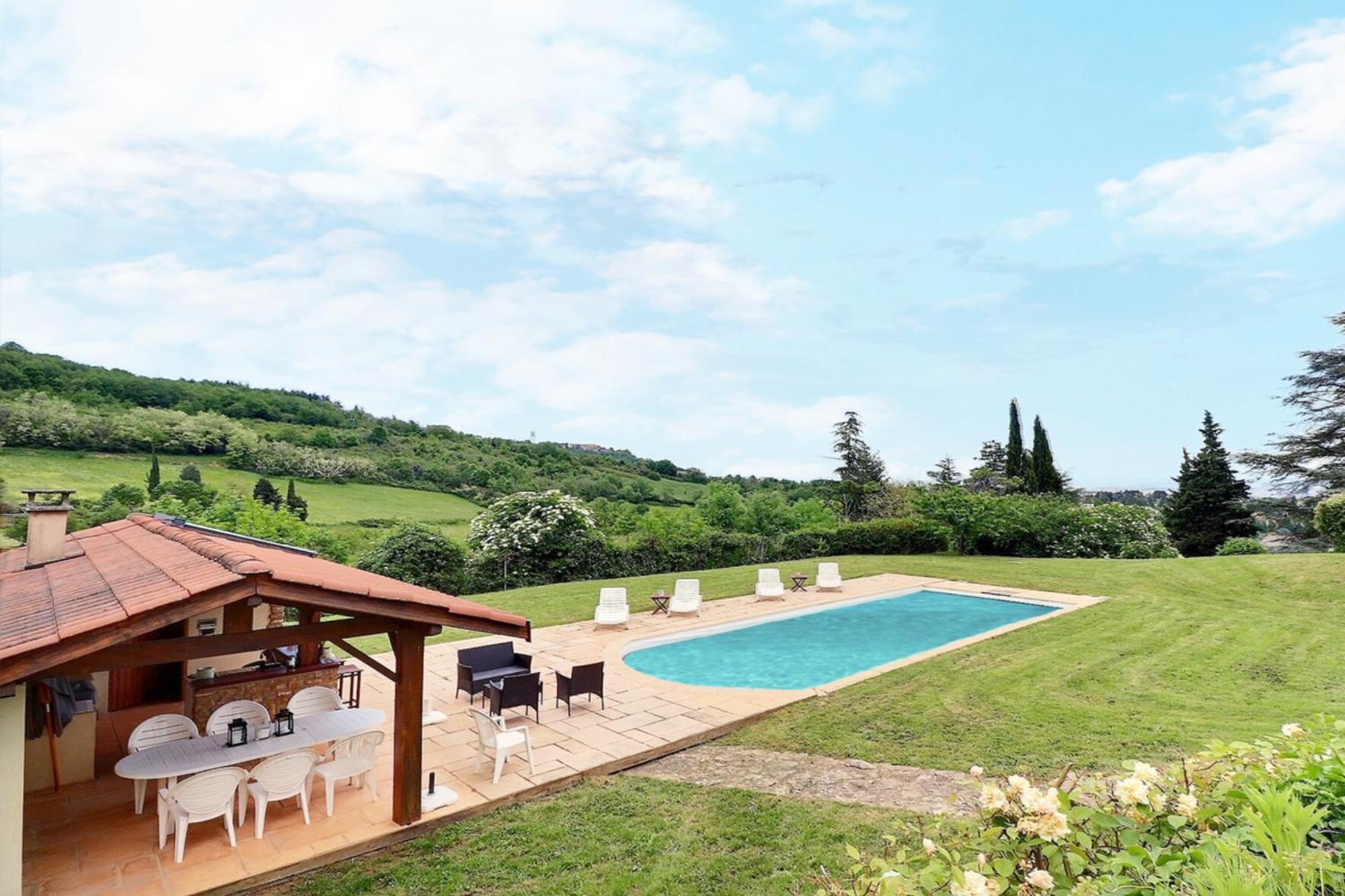 Saint-Fortunat - Authentic Home With Pool - Saint-Didier-Au-Mont-D'Or Buitenkant foto